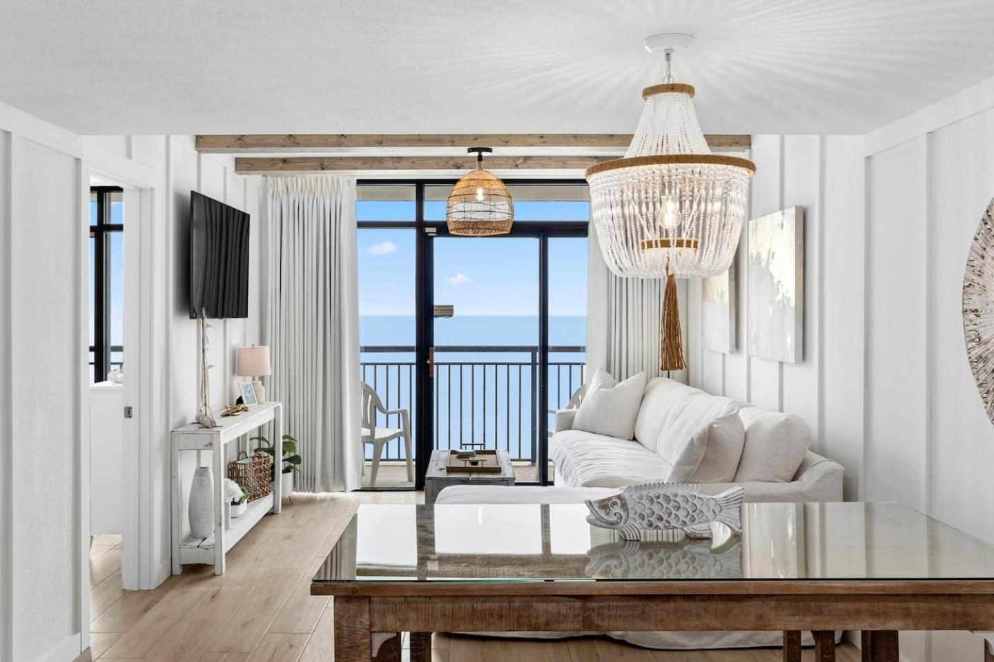 미를 비치 Luxury Ocean Front By Barefoot Landing 아파트 외부 사진